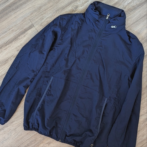 Herschel light zip up jacket - Indigo Blue - Size Medium - Picture 1 of 10